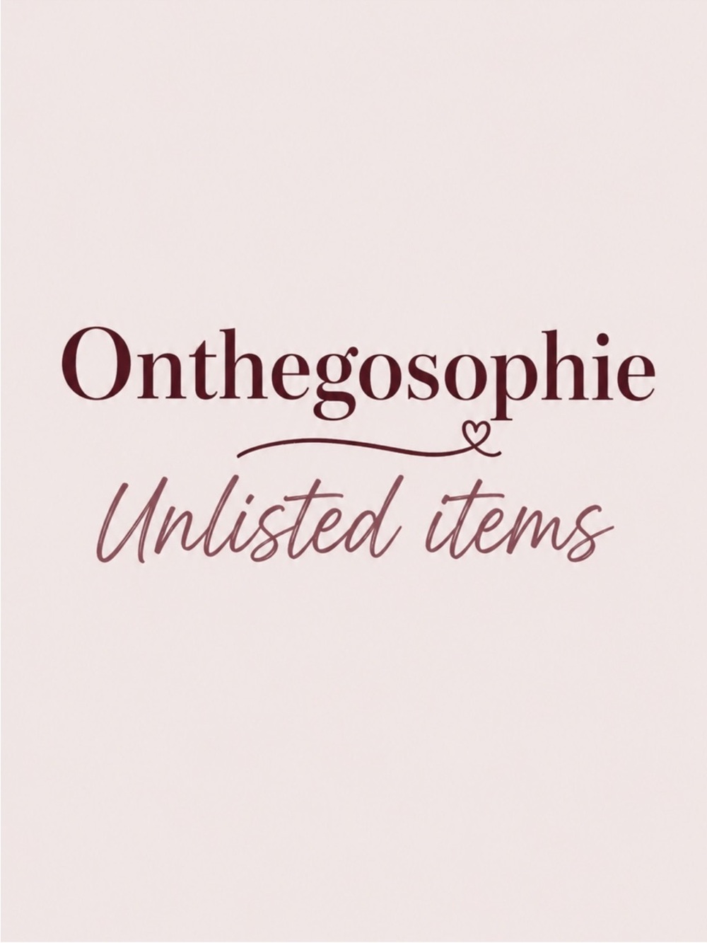 ✨LIVE auction Unlisted items ⭐️ 💫 onthegosophie
